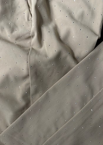 Bej Kadın Parlak Takım Elbise - Görsel 5