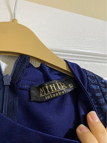 Lacivert abiye - Görsel 5