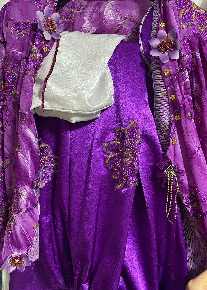 Mor kütahya şalvarı - Görsel 3