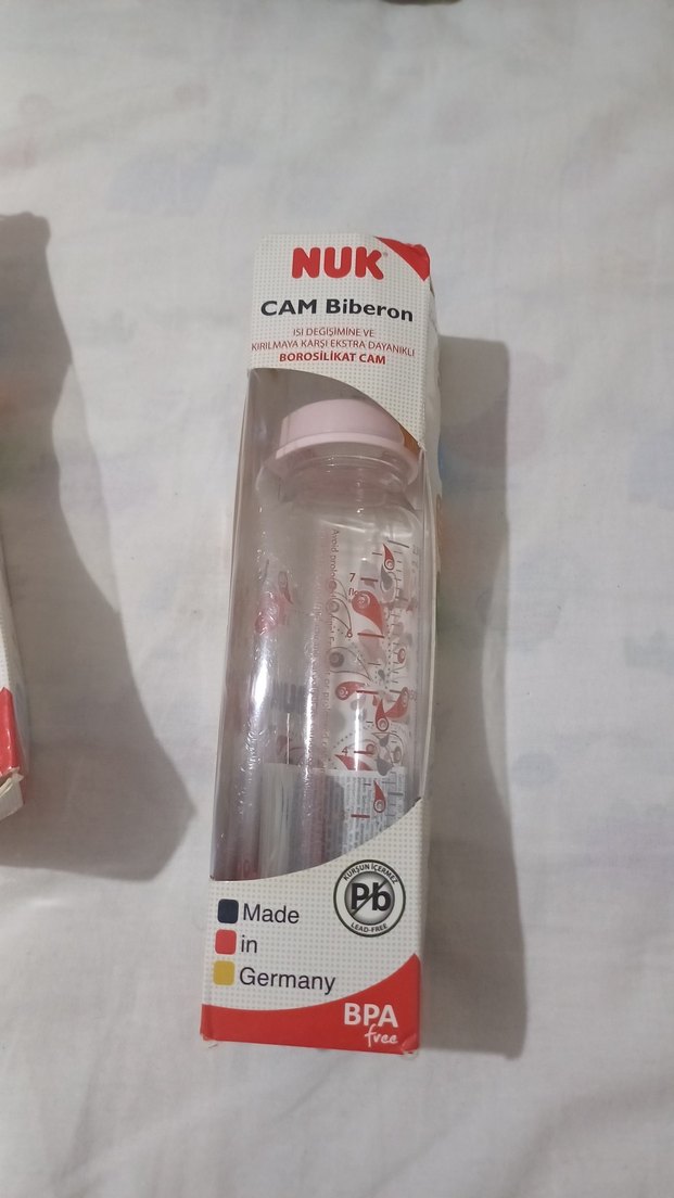 BPA İçermeyen Beyaz Bebek Biberon Seti - Görsel 2