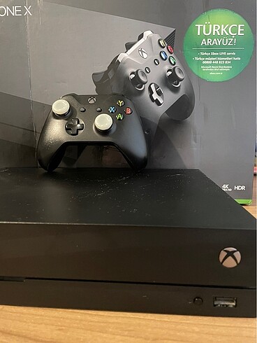 Xbox one x temiz az kullanılmış