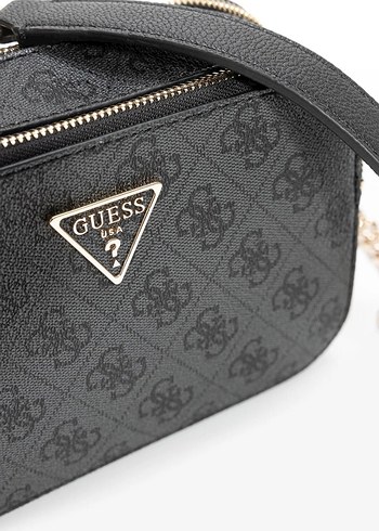 Guess Siyah Baskılı Deri Kadın Çanta - Görsel 3