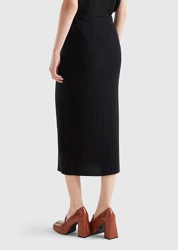 Beli Lastikli Maxi Etek - Görsel 3