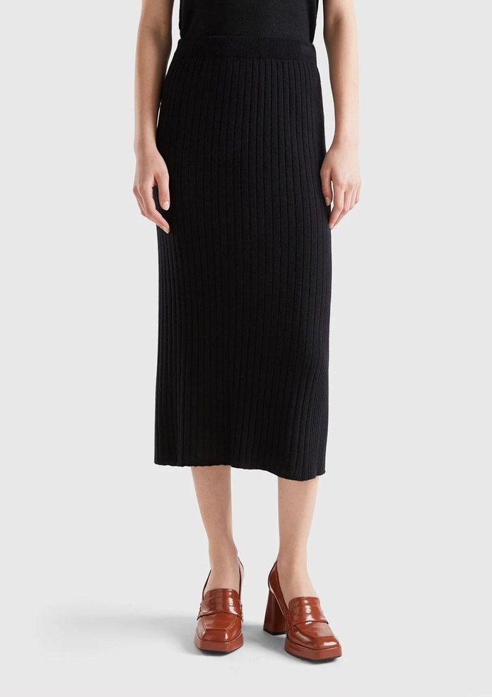 Beli Lastikli Maxi Etek - Görsel 2