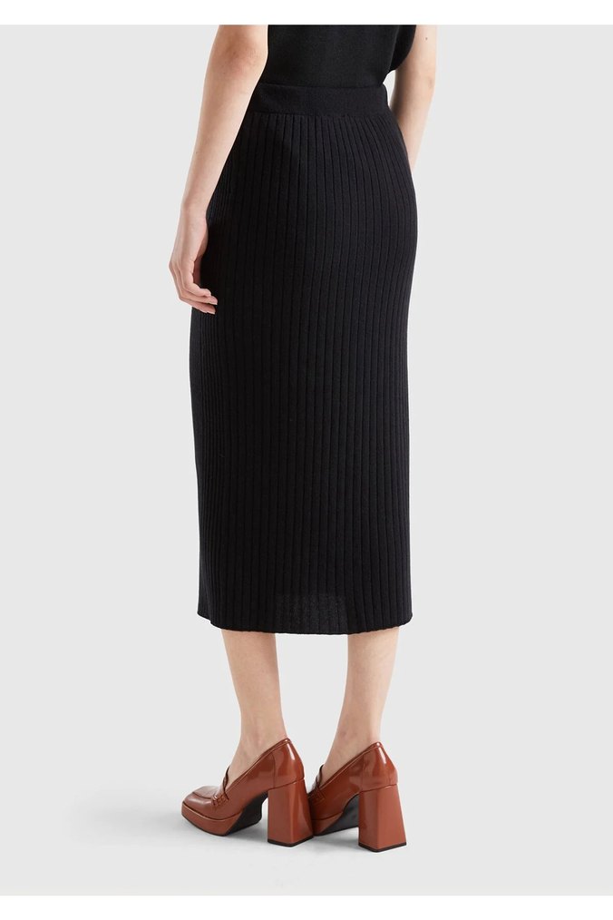 Beli Lastikli Maxi Etek - Görsel 3