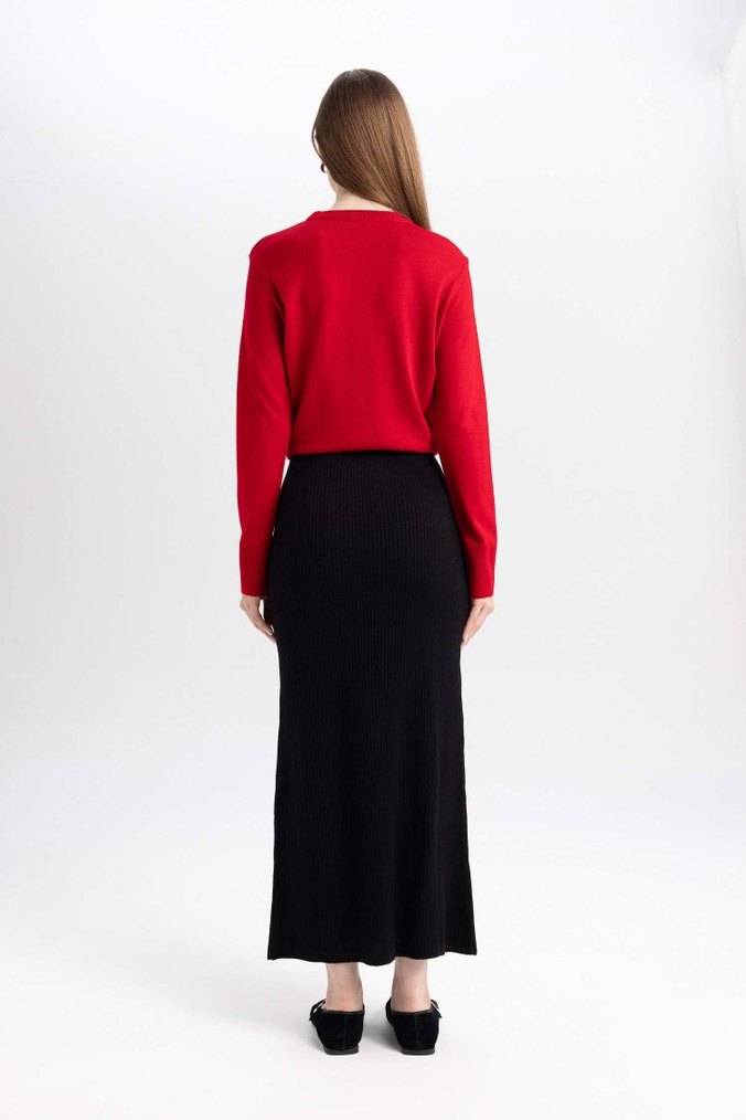 Beli Lastikli Maxi Etek - Görsel 5