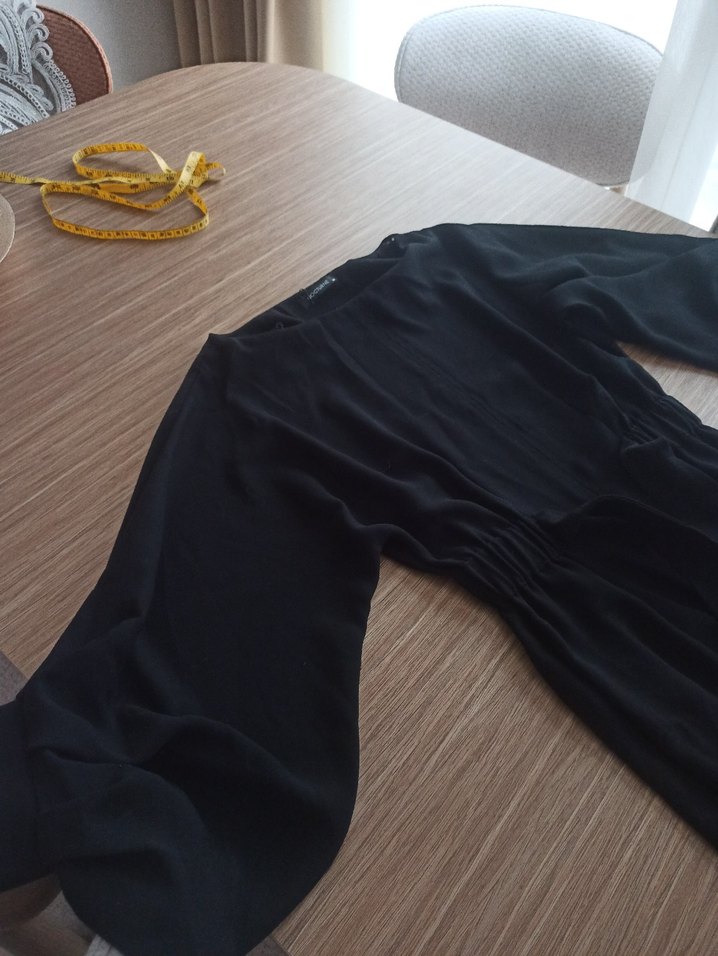 Nocturne Beli Bağcıklı Elbise - Görsel 4