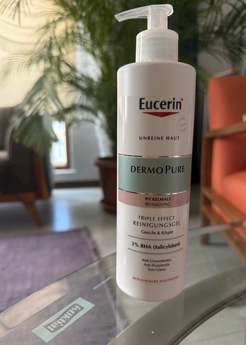 Beden Renk Eucerin Dermopure Üç Etkili Temizleme Jeli 2% BHA