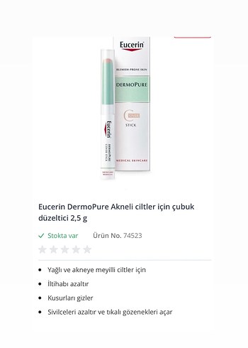Diğer Eucerin DermoPure Yeşil Kapatıcı Kalem