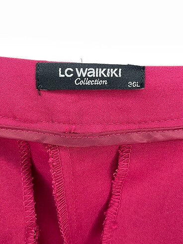 36 Beden bordo Renk LC Waikiki Düz Kesim %70 İndirimli.