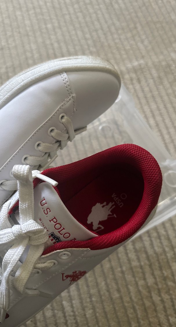 Beyaz Spor Ayakkabı Kadın Velcro Detaylı - Görsel 5