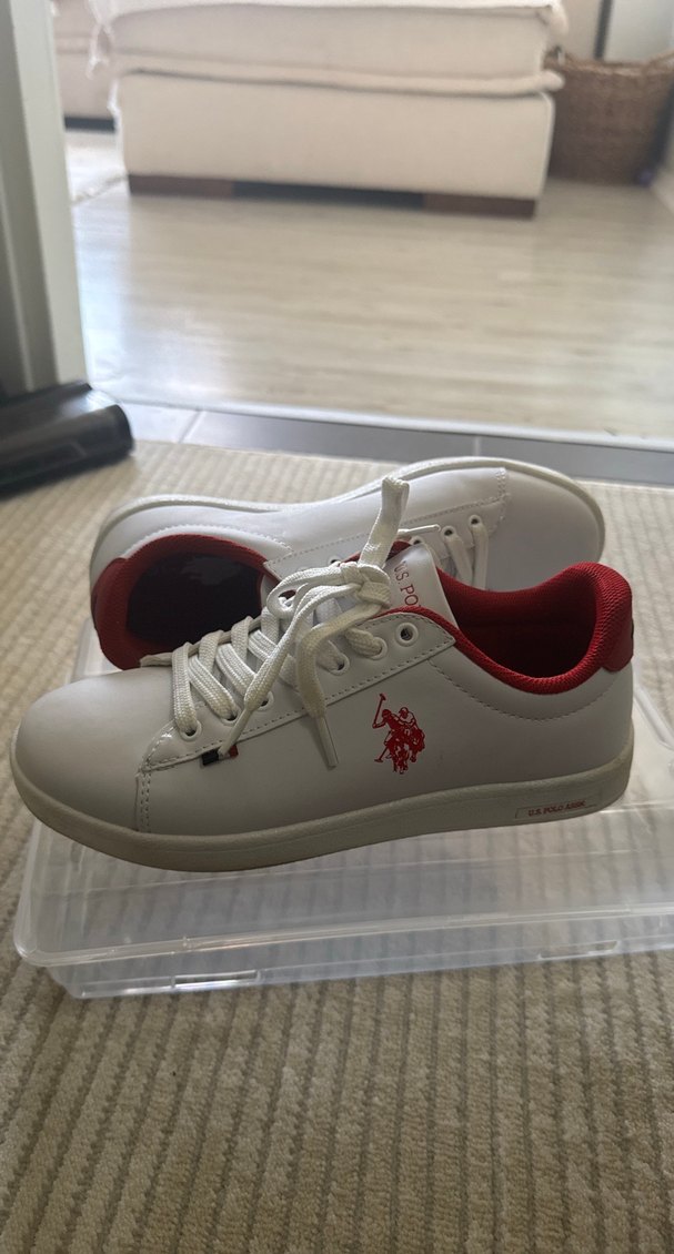 Beyaz Spor Ayakkabı Kadın Velcro Detaylı - Görsel 4