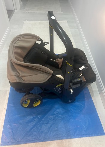 Gri-kahverengi Bebek Arabası ve Aksesuarları - Görsel 8