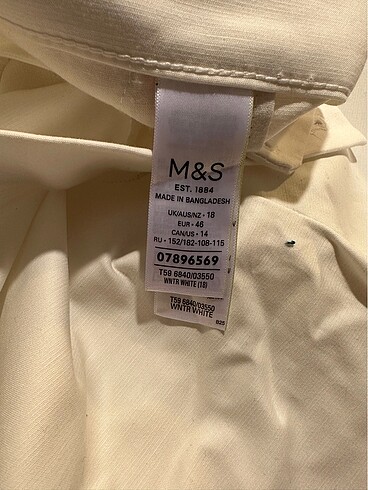 Marks & Spencer M & S BEYAZ ŞORT