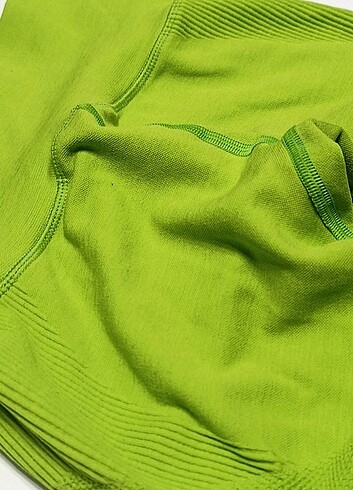 s Beden yeşil Renk Alphalete Kadın Spor Tayt Popo hatlarını belirginleştirici 