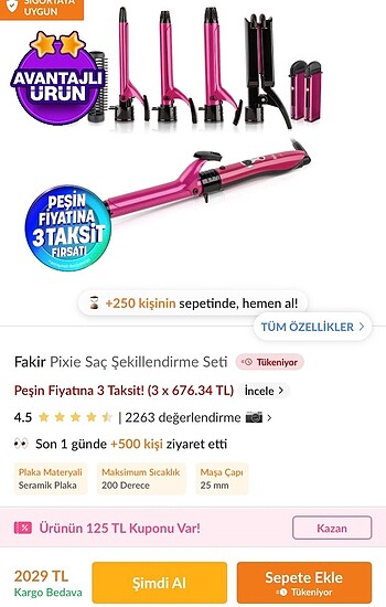 Saç Şekillendirme Seti