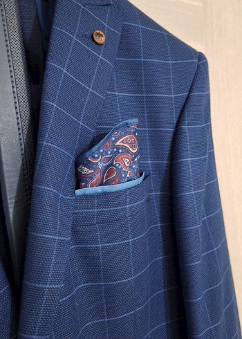 Lacivert Erkek takım elbise - Görsel 8