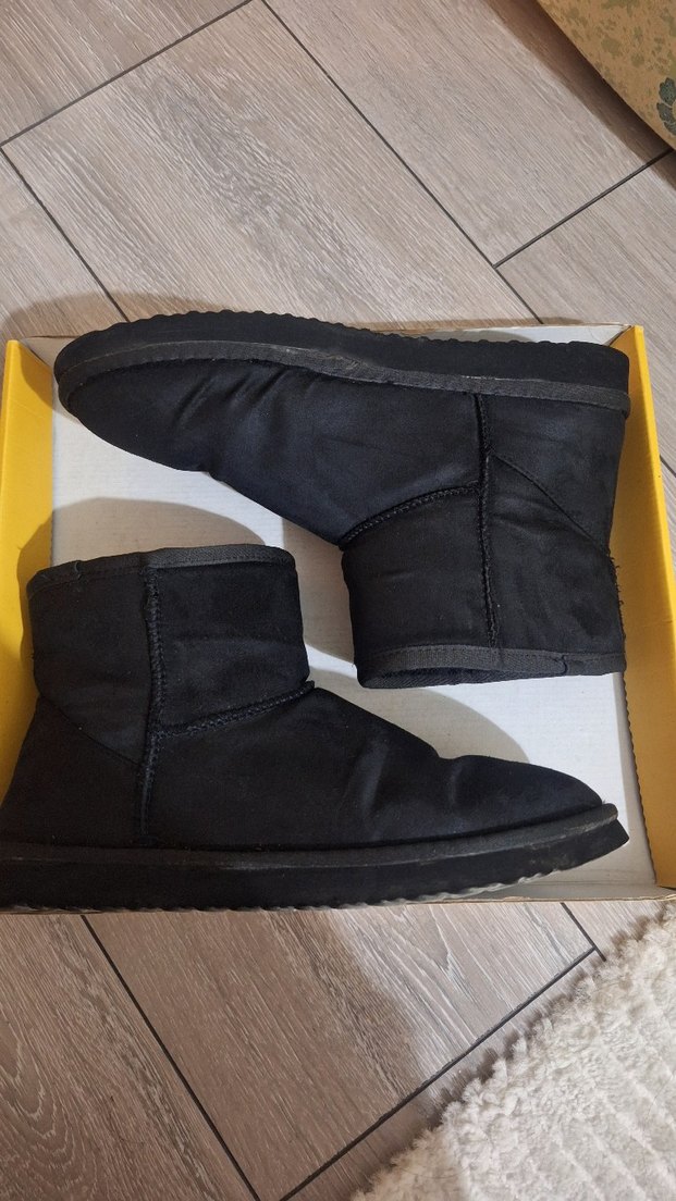 Siyah Kadın Konforlu Dolgu Topuk Bot - Görsel 2