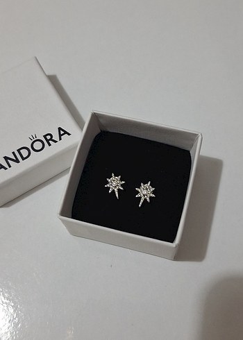 Pandora Mini Boncuklu Beyaz Küpe - Görsel 5