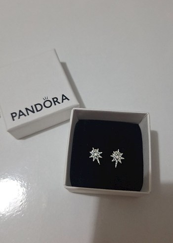 Pandora Mini Boncuklu Beyaz Küpe - Görsel 2