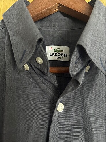 Lacoste Orjinal lacoste slim fit s beden gömlek