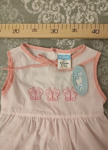 18-24 Ay Beden Kız çocuk 2'li set elbise