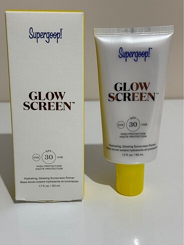 Sephora Supergoop glow screen 30 ml güneş kremi
