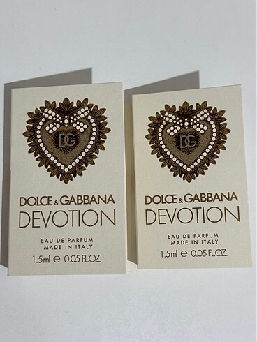Dolce gabbana devotion 2 adet edp parfüm sample