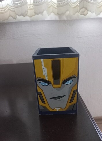 Ahşap masa kalemlik - Görsel 2