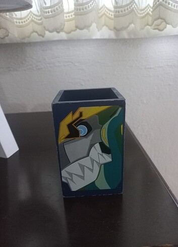 Ahşap masa kalemlik - Görsel 3