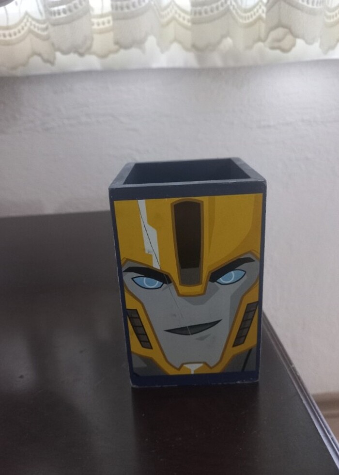 Ahşap masa kalemlik - Görsel 2