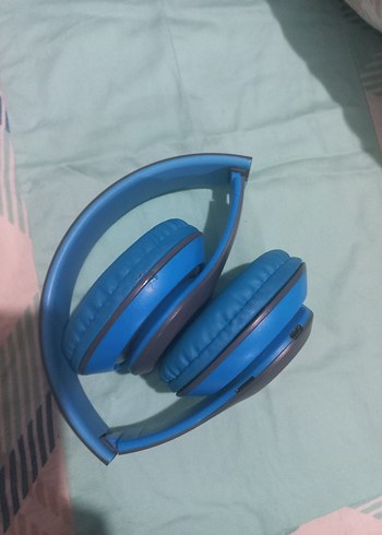 Mavi Renkli Kulak Üstü Kulaklık - Görsel 3