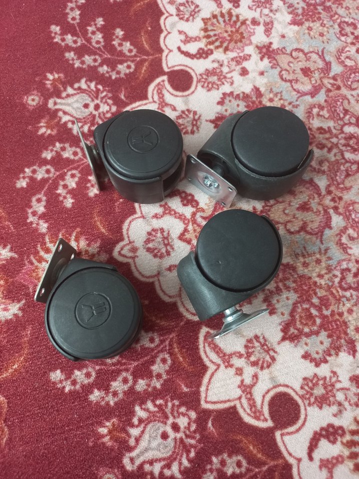 Siyah Mobilya Tekerleği 4'lü Set - Görsel 2