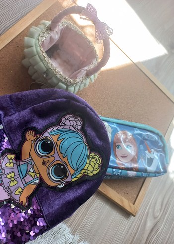 Mor Payetli Pop Kültür Kız Aksesuarı - Görsel 2