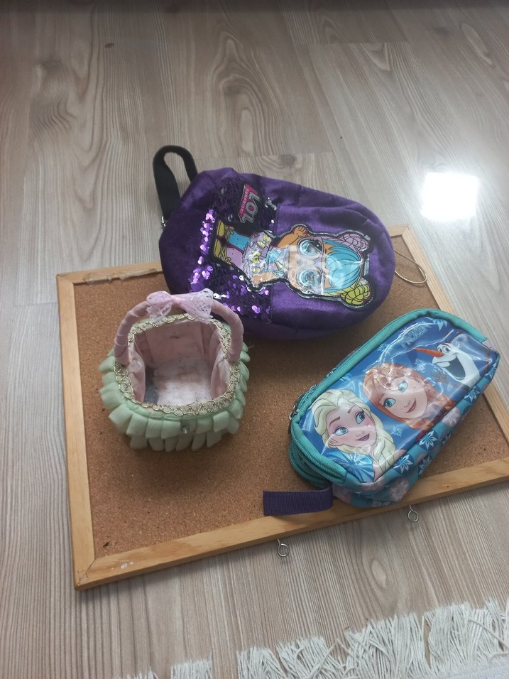 Mor Payetli Pop Kültür Kız Aksesuarı - Görsel 4