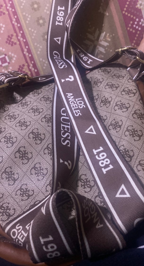 Guess Kahverengi Deri Kadın Sırt Çantası - Görsel 3