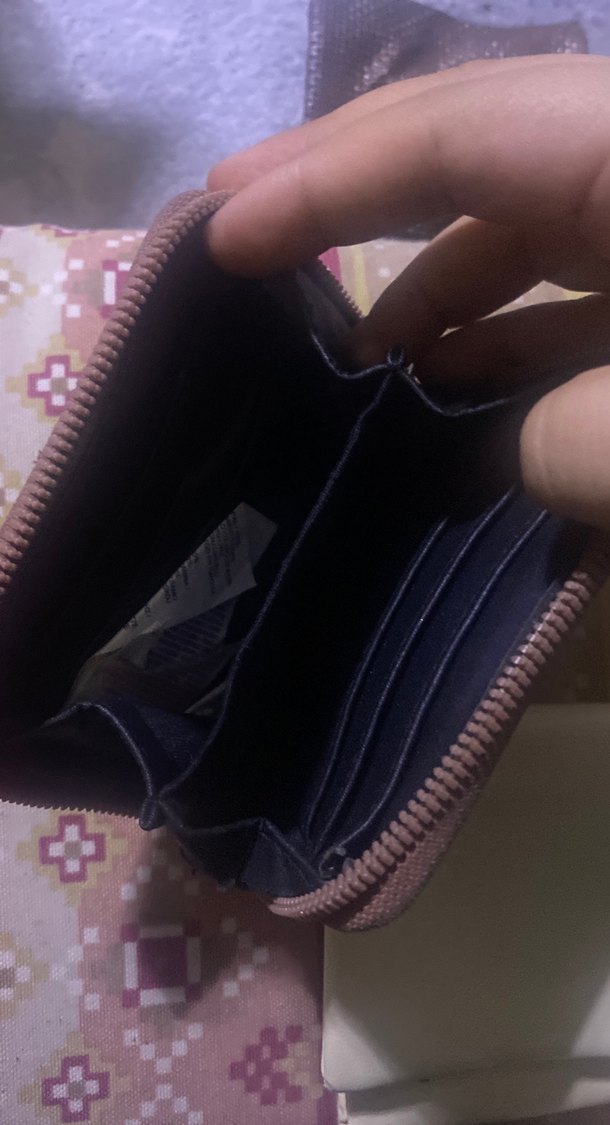 Fermuarlı Mor Kadın Cüzdanı - Görsel 4