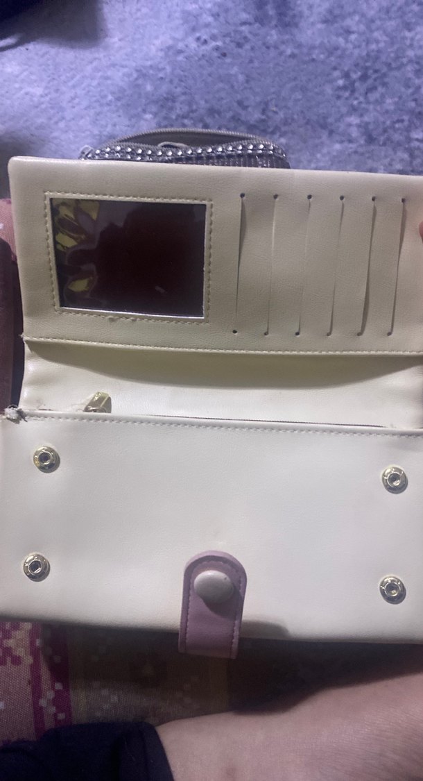 Fermuarlı Mor Kadın Cüzdanı - Görsel 2