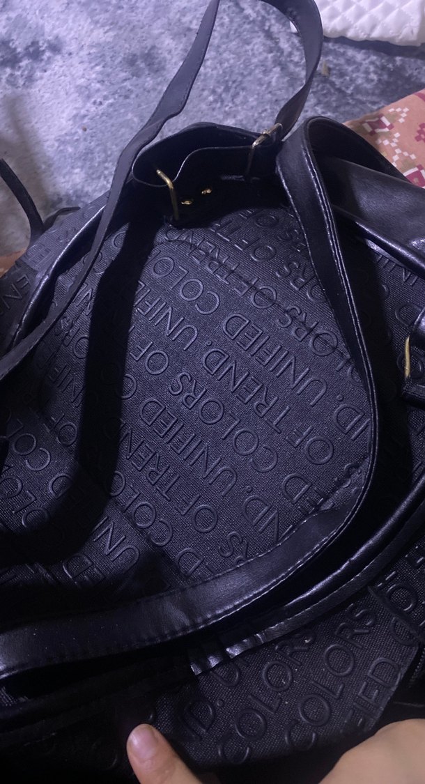 SND.Unified Siyah Deri Fermuarlı Kadın Çanta - Görsel 3