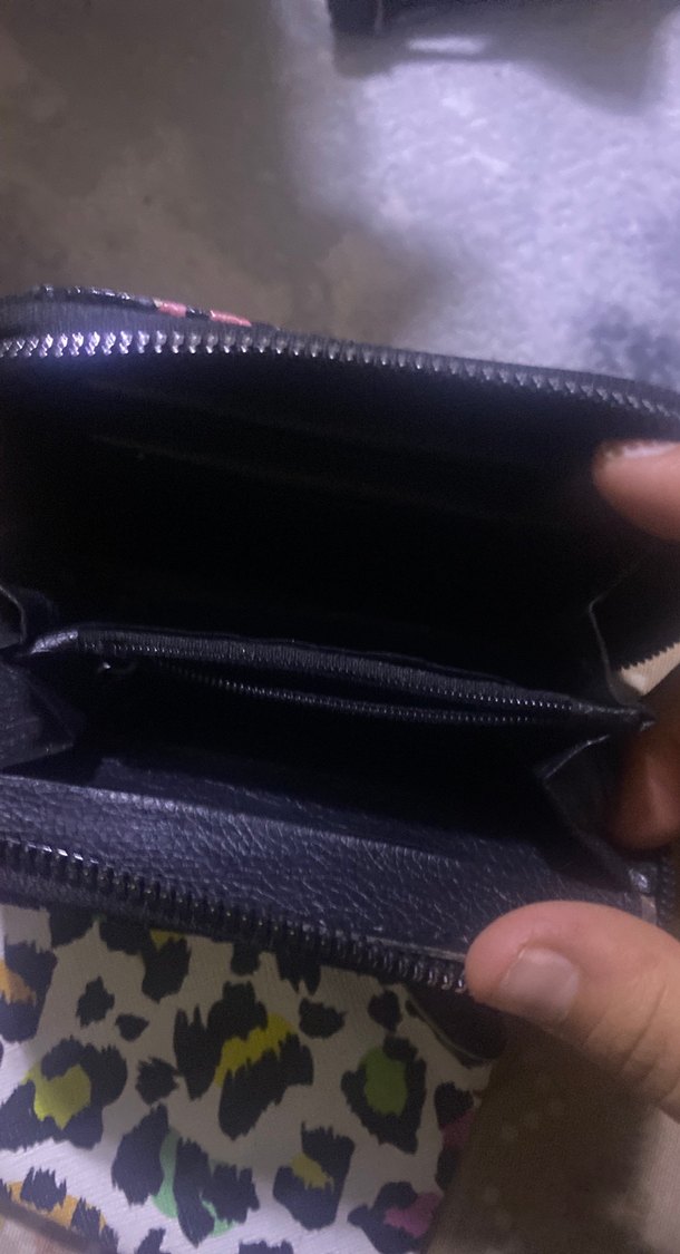 Çok Renkli Fermuarlı kadın  Cüzdanı - Görsel 2