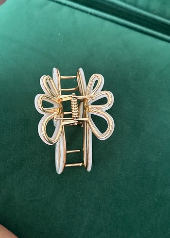 Accessorize Beyaz Fiyonk Detaylı toka 2 li set