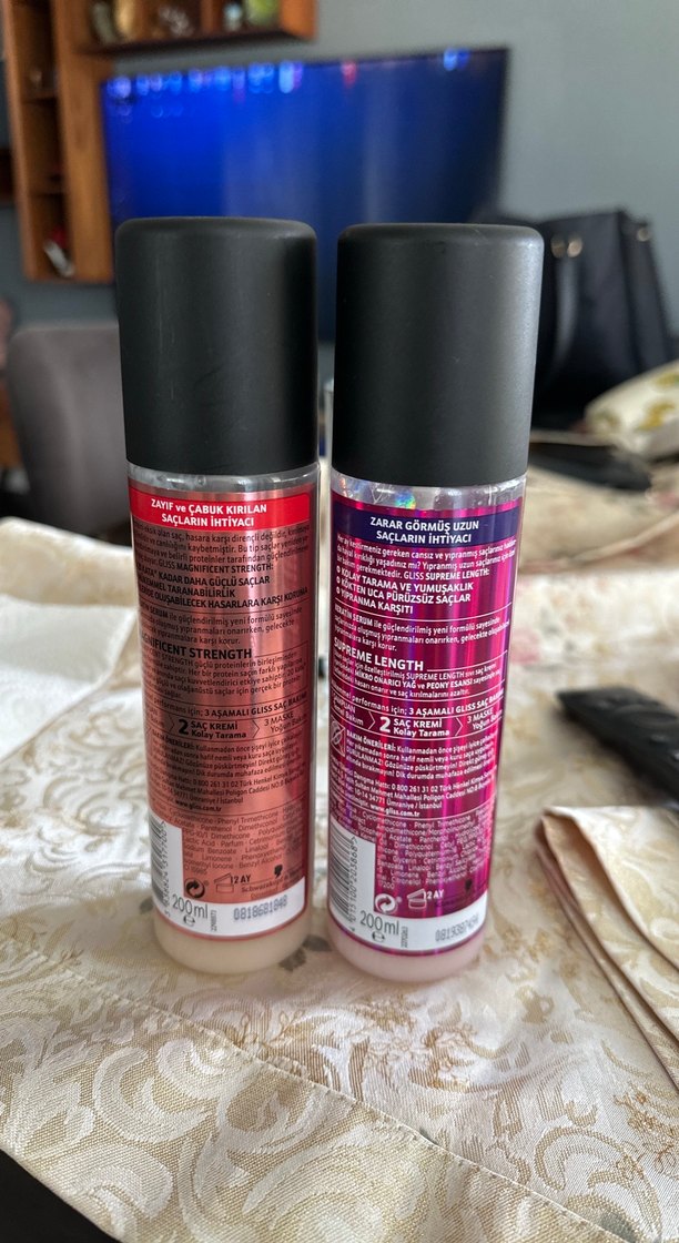 Schwarzkopf Gliss Saç Bakım Kremi 2'li Set - Görsel 3