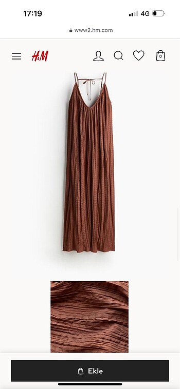 s Beden H&M yeni sezon elbise