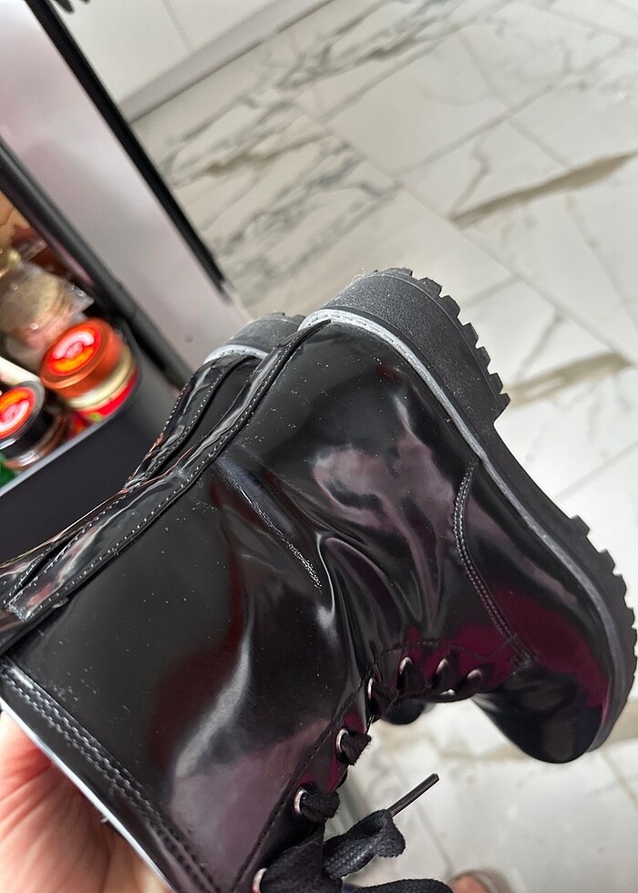 H&M sıfırdan farkız siyah bot - Görsel 4