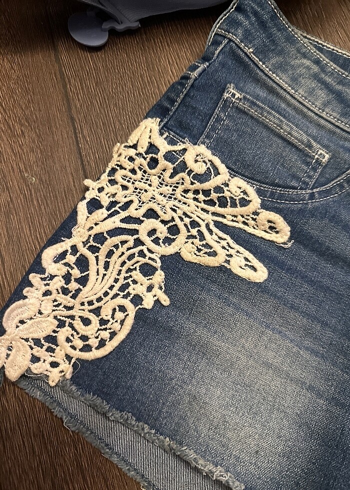 H&M xs kot şort - Görsel 2