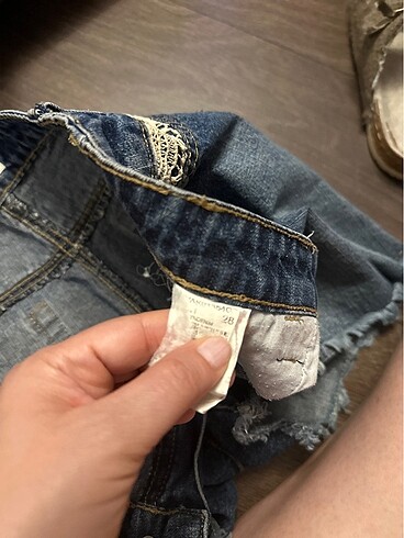 Kot şort 28 beden - Görsel 6