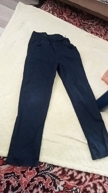 Gabardin beli lastikli pantolon 