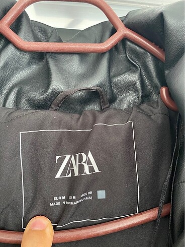 m Beden siyah Renk Zara mont