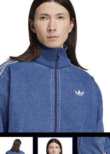 m Beden adidas firebird denim ceket