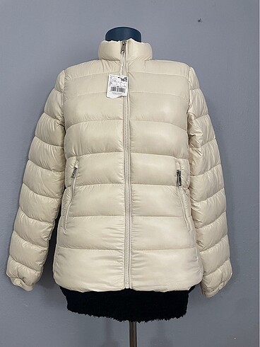 Mango su geçirmez kapitone anorak mont